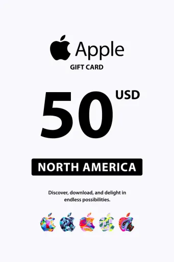 Apple 50 USD Gift Card (North America) - Digital Key
