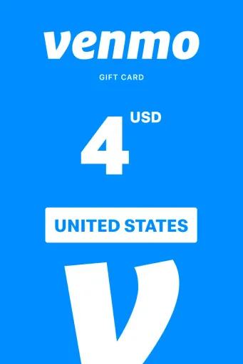Venmo 4 USD Gift Card (United States) - Digital Key