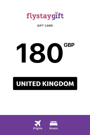 Flystay Gift 180 GBP Gift Card (United Kingdom) - Digital Key