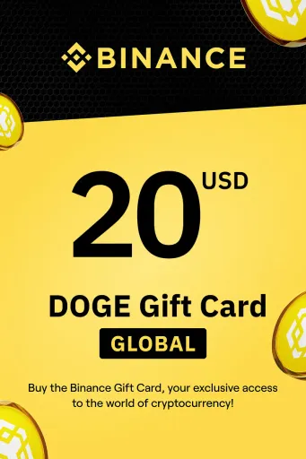 Binance (DOGE) 20 USD Gift Card (Global) - Digital Key