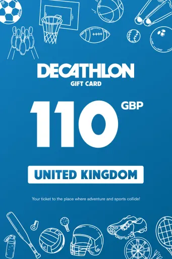 Decathlon 110 GBP Gift Card (United Kingdom) - Digital Key