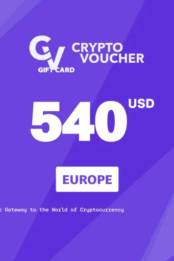 Crypto Voucher (SOLANA) 540 USD Gift Card (Europe) - Digital Key