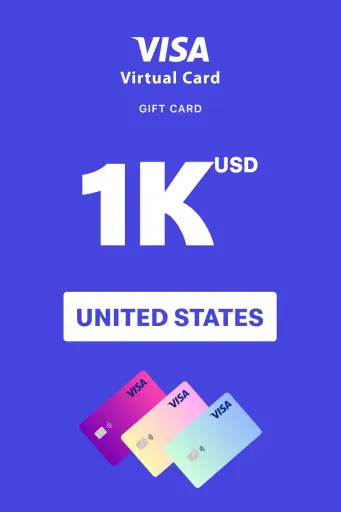 Product Image - Virtual Visa 1000 USD Gift Card (United States) - Digital Key