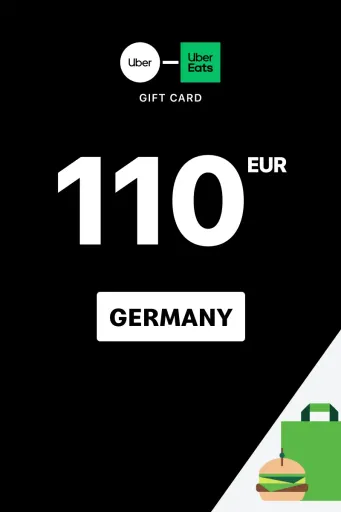 Uber & Uber Eats 110 EUR Gift Card (Germany) - Digital Key