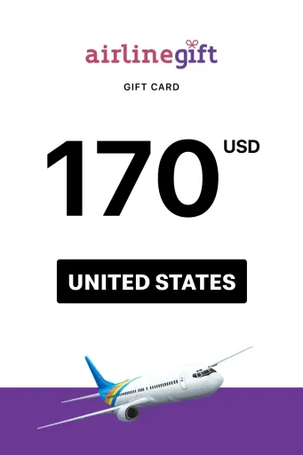 Airline Gift 170 USD Gift Card (United States) - Digital Key