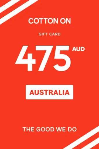 Cotton On Group 475 AUD Gift Card (Australia) - Digital Key
