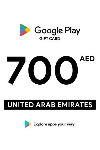 Google Play 700 AED Gift Card (United Arab Emirates) - Digital Key