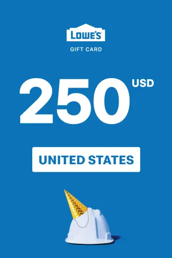 Lowe's 250 USD Gift Card (United States) - Digital Key