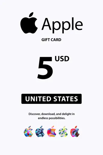 Apple 5 USD Gift Card (United States) - Digital Key