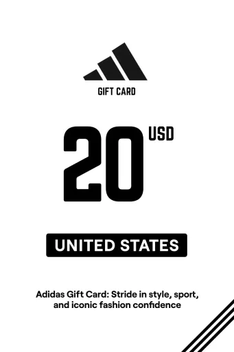 Adidas 20 USD Gift Card (United States) - Digital Key