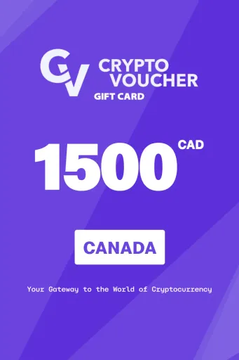 Crypto Voucher 1500 CAD Gift Card (Canada) - Digital Key