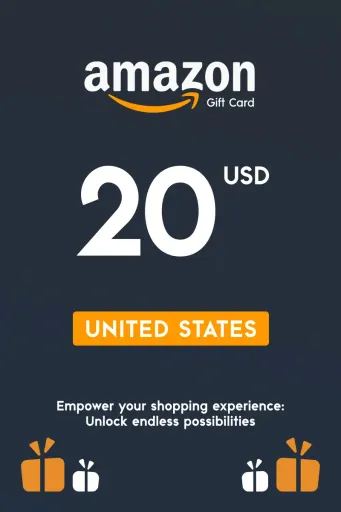 Amazon 20 USD Gift Card (United States) - Digital Key