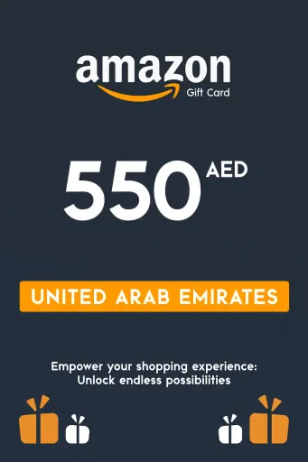 Amazon 550 AED Gift Card (United Arab Emirates) - Digital Key