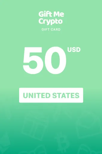 Product Image - Gift Me Crypto 50 USD Gift Card (United States) - Digital Key