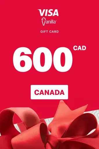Vanilla Visa 600 CAD Gift Card (Canada) - Digital Key