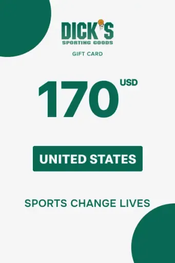 Dick's Sporting Goods 170 USD Gift Card (United States) - Digital Key
