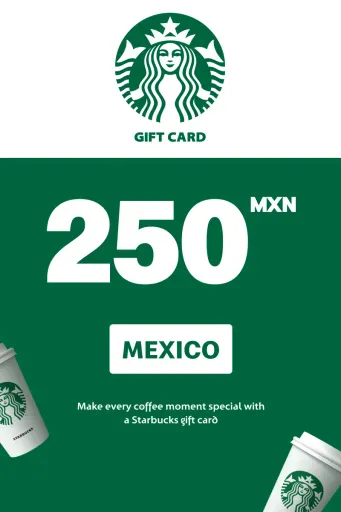 Starbucks 250 MXN Gift Card (Mexico) - Digital Key