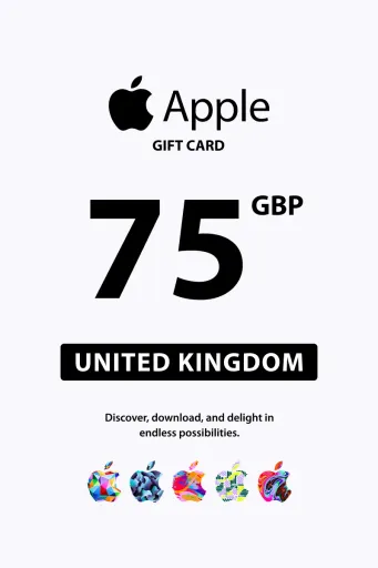 Apple 75 GBP Gift Card (United Kingdom) - Digital Key
