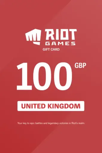 Riot Access 100 GBP Gift Card (United Kingdom) - Digital Key