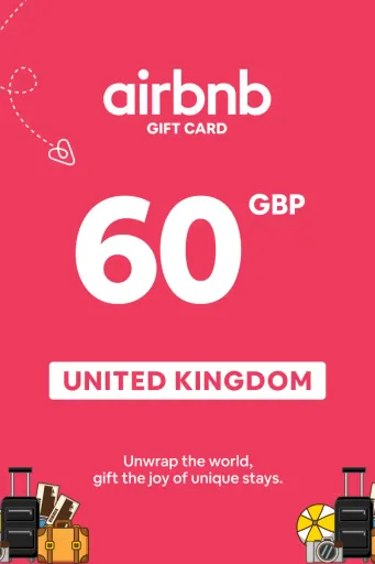 Product Image - Airbnb 60 GBP Gift Card (United Kingdom) - Digital Key