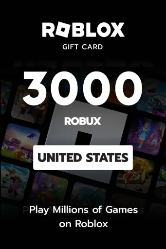 Roblox 3000 Robux (United States) - Digital Key
