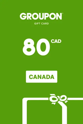 Groupon 80 CAD Gift Card (Canada) - Digital Key