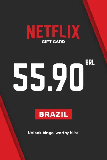 Netflix 55.90 BRL Gift Card (Brazil) - Digital Key