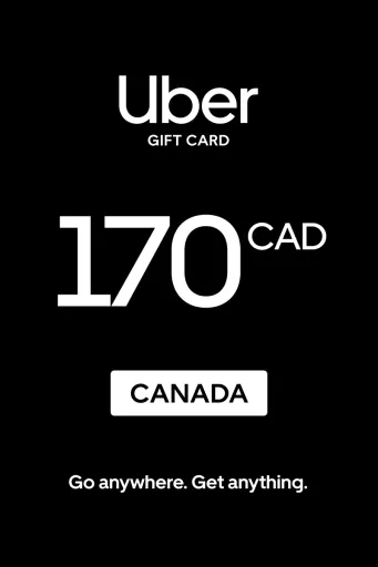 Uber 170 CAD Gift Card (Canada) - Digital Key