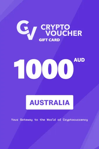 Crypto Voucher 1000 AUD Gift Card (Australia) - Digital Key
