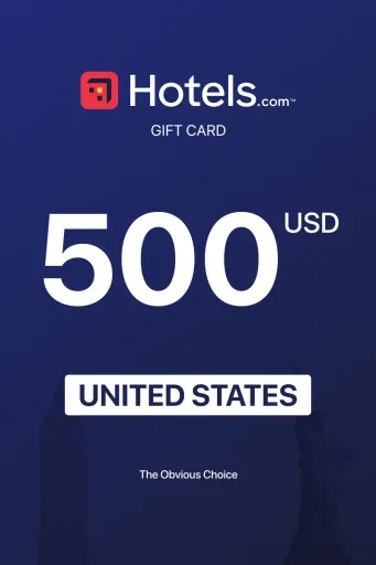 Hotels.com 500 USD Gift Card (United States) - Digital Key