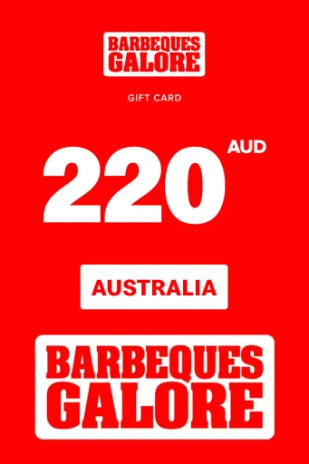 Product Image - Barbeques Galore 220 AUD Gift Card (Australia) - Digital Key