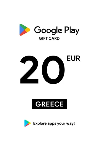 Google Play 20 EUR Gift Card (Greece) - Digital Key