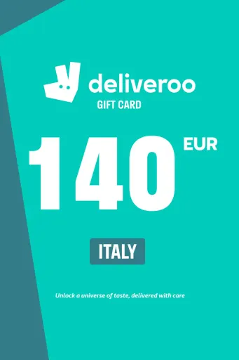 Deliveroo 140 EUR Gift Card (Italy) - Digital Key