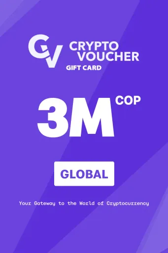 Crypto Voucher 3000000 COP Gift Card (Global) - Digital Key