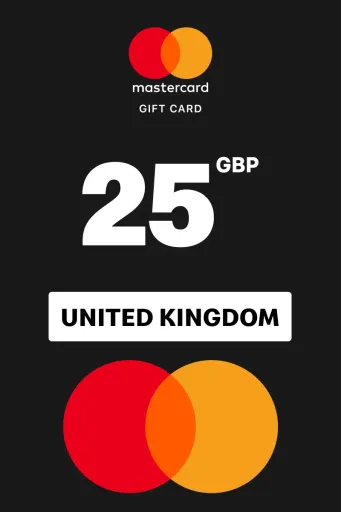 Prepaid Virtual Mastercard 25 GBP Gift Card (United Kingdom) - Digital Key