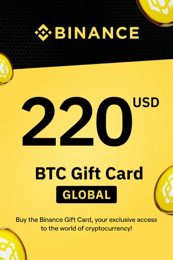 Binance (BTC) 220 USD Gift Card (Global) - Digital Key