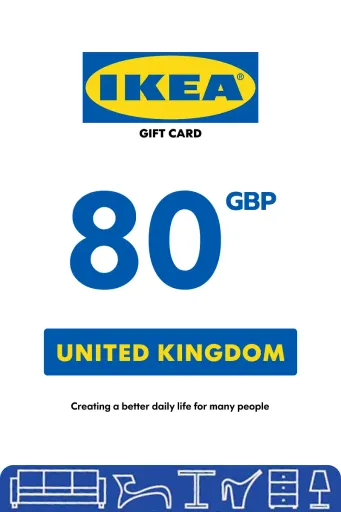 IKEA 80 GBP Gift Card (United Kingdom) - Digital Key