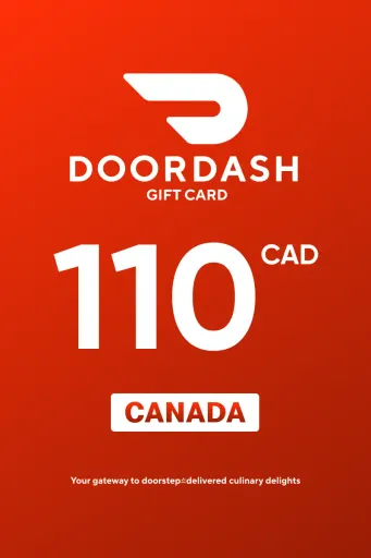 DoorDash 110 CAD Gift Card (Canada) - Digital Key