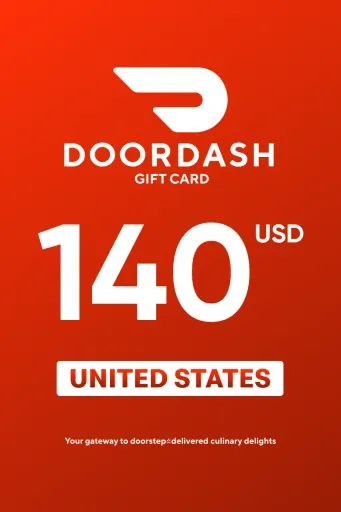 DoorDash 140 USD Gift Card (United States) - Digital Key