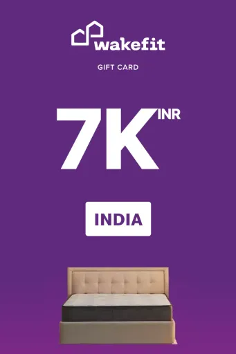Product Image - Wakefit 7000 INR Gift Card (India) - Digital Key
