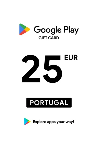 Google Play 25 EUR Gift Card (Portugal) - Digital Key