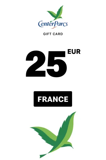Center Parcs 25 EUR Gift Card (France) - Digital Key