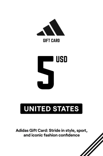 Adidas 5 USD Gift Card (United States) - Digital Key