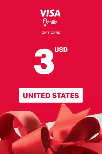 Vanilla Visa 3 USD Gift Card (United States) - Digital Key