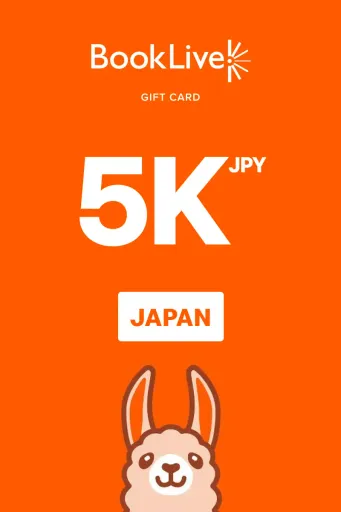 BookLive 5000 JPY Gift Card (Japan) - Digital Key