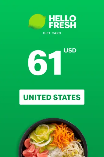 HelloFresh 61 USD Gift Card (United States) - Digital Key