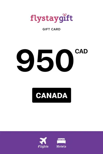 Flystay Gift 950 CAD Gift Card (Canada) - Digital Key