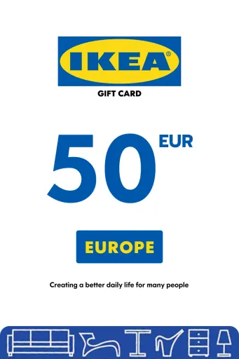 IKEA 50 EUR Gift Card (Europe) - Digital Key