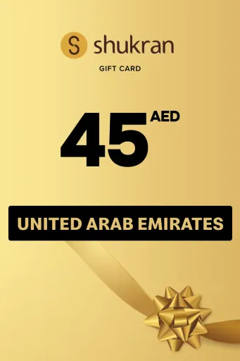 Shukran 45 AED Gift Card (United Arab Emirates) - Digital Key