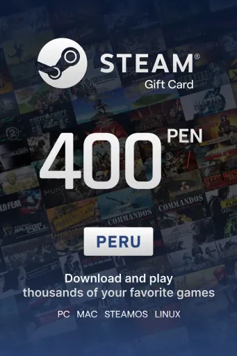 Steam Wallet 400 PEN Gift Card (Peru) - Digital Key